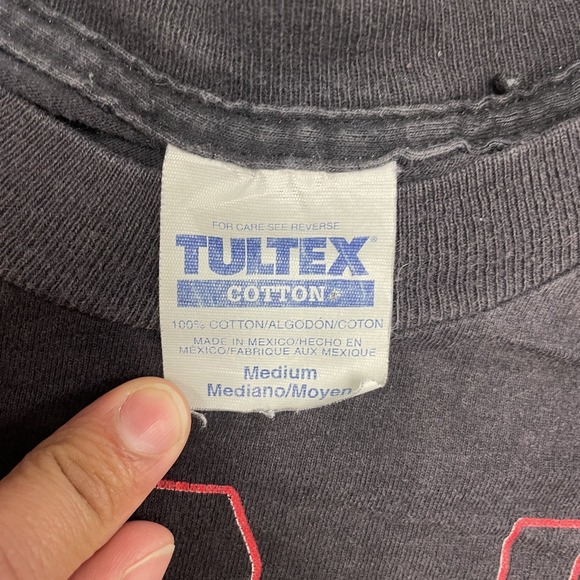 Vintage American Iron shirt men Medium Black 1990s full graphic chopper ride - Picture 6 of 10